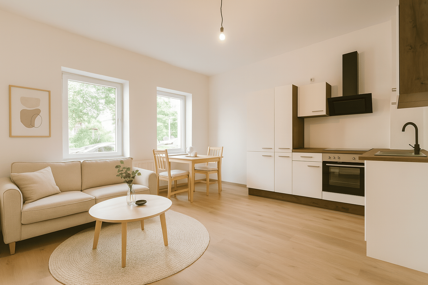 Design trifft Altbau – kernsanierte 2-Zimmer-Wohnung mit Einbauküche, 44147 Dortmund (Deusen Dorstfeld Lindenhorst Mitte)