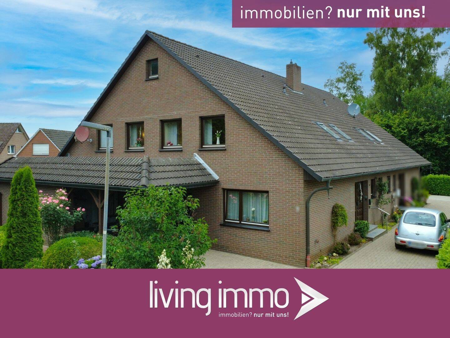 Großzügige Doppelhaushälfte mit 163 m², Garage & Carport in Friesoythe, 26169 Friesoythe
