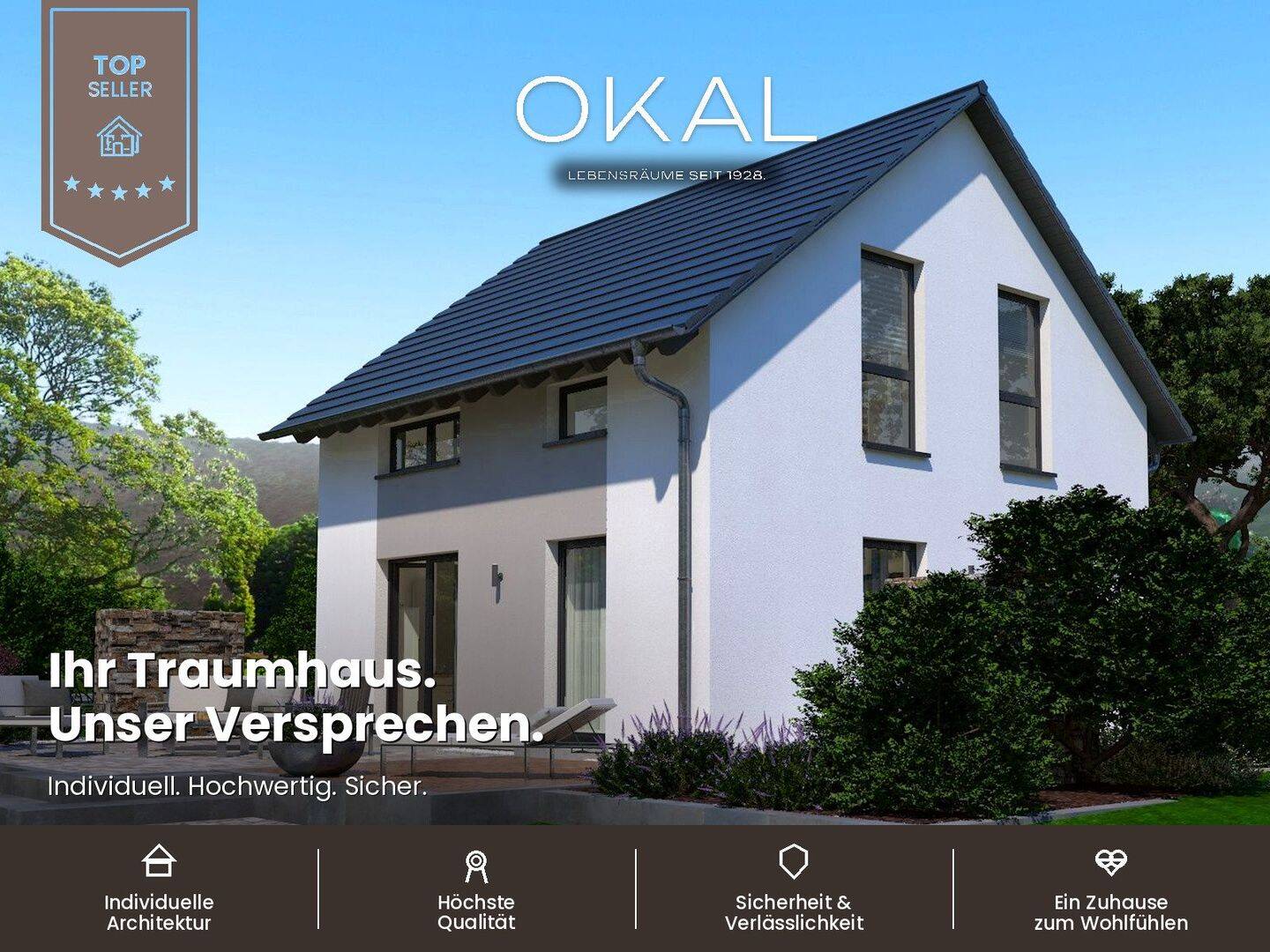 KLEIN, ABER OHO: UNSER DURCHDACHTES OKAL DESIGNHAUS inkl. Grundstück, 31079 Sibbesse