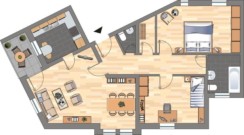 Demnächst frei! 3-Zimmer-Wohnung in Bad Neuenahr-Ahrweiler-öffentlich gefördert, 53474 Bad Neuenahr-Ahrweiler
