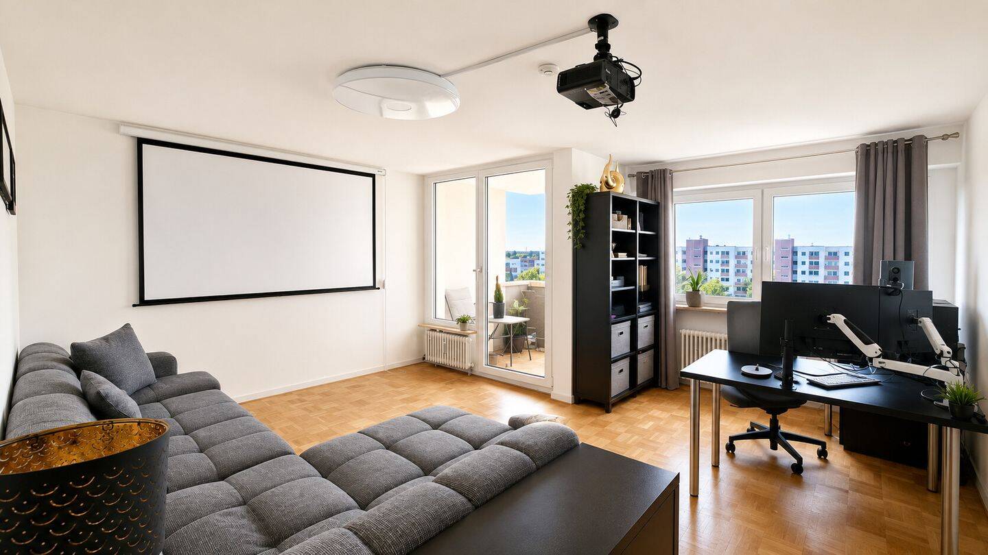 Panorama Tower|3-Zimmer-Wohnung mit Balkon & Tiefgarage (8.OG), 82110 Germering