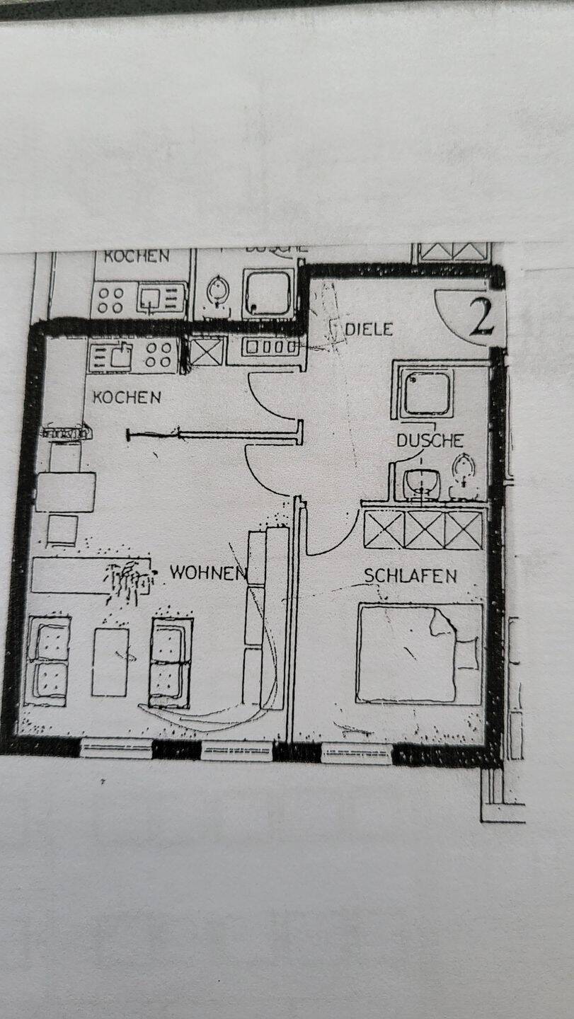 Für Singles gemacht: Kompaktes Wohnen mit Charme….Moderne, offene 2 Zimmer Wohnung, 90763 Fürth (Südstadt Weikershof)