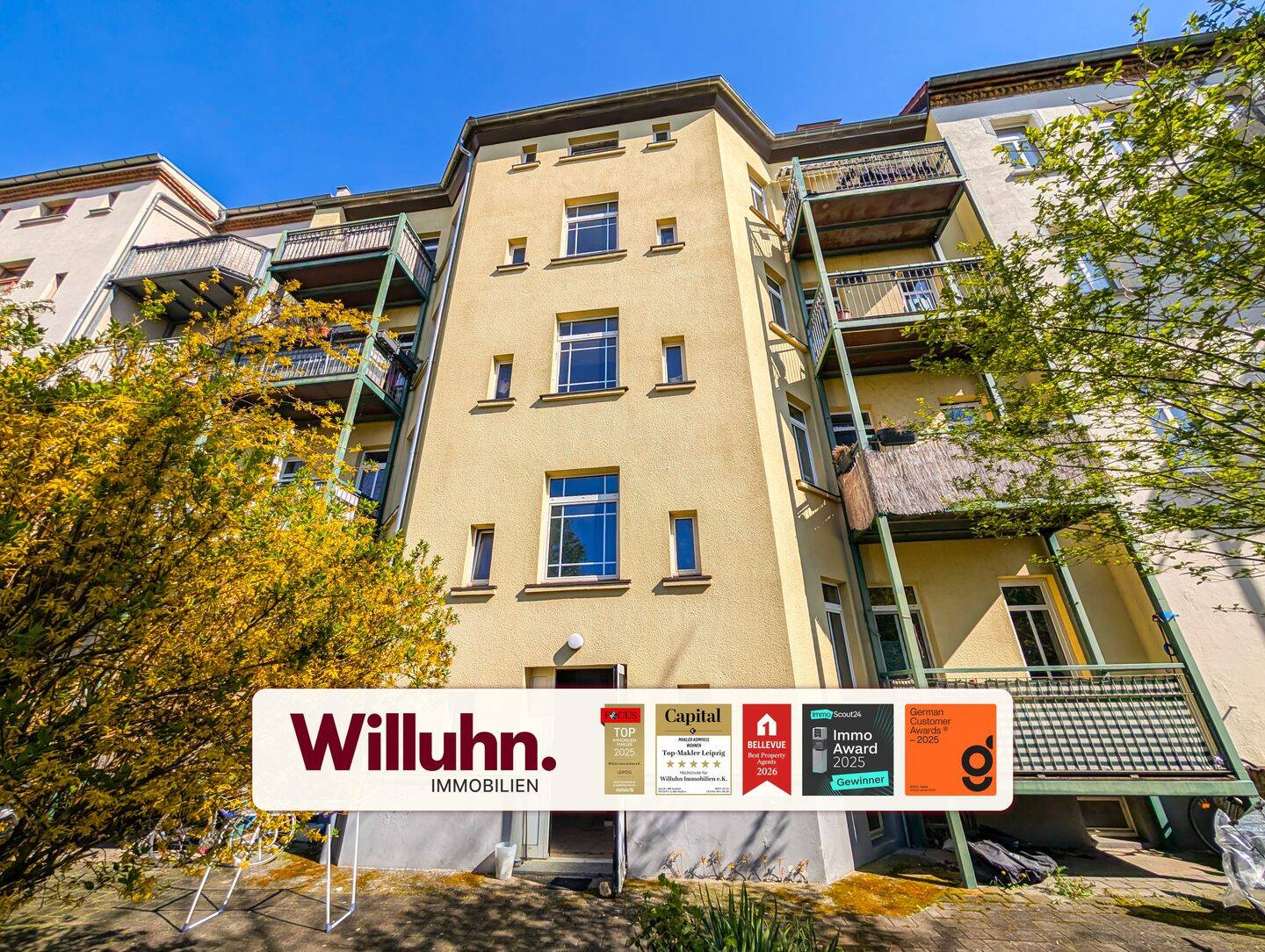 10 hochwertig sanierte WEs | Balkone+Stellplätze | Top gepflegt | DENKMALSCHUTZ | IST-Rendite 4,44%, 4229 Leipzig (Kleinzschocher Plagwitz Schleußig)