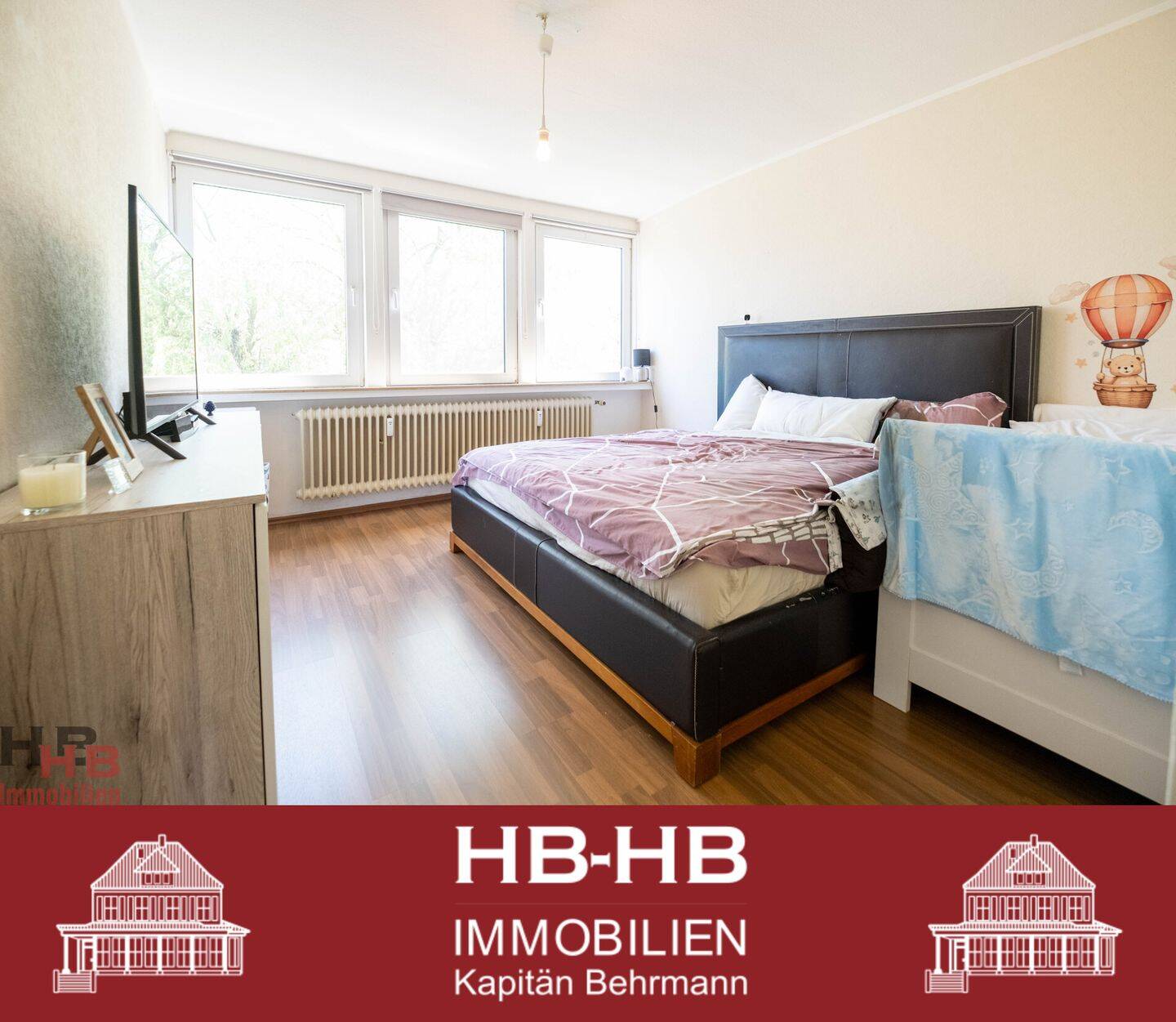 Gut geschnittene 3-Zimmer-Wohnung mit Balkon, 28259 Bremen (Grolland Kirchhuchting Mittelshuchting Sodenmatt)