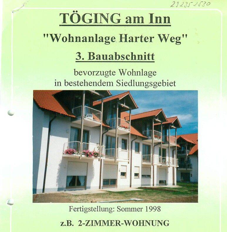 Charmante 2-Zimmer-Wohnung im 1. OG einer gepflegten Wohnanlage, 84513 Töging a. Inn