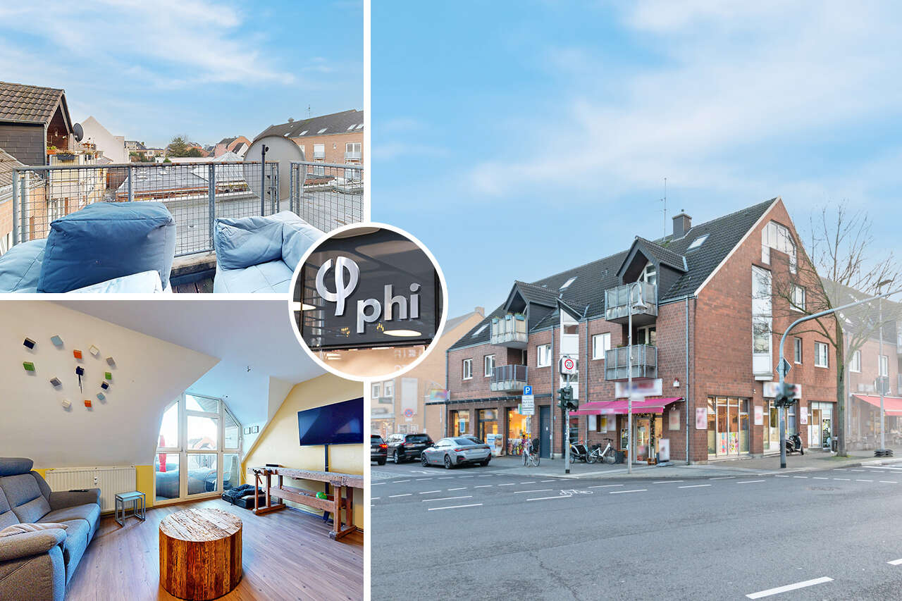 PHI KÖLN – Gepflegter Maisonette-Traum mit Balkon und Tiefgaragenstellplatz im Zentrum von Pulheim!, 50259 Pulheim