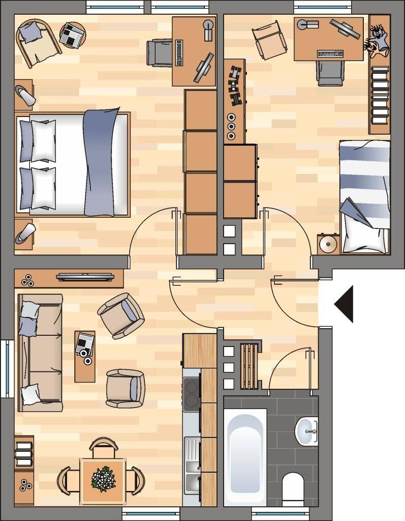 Demnächst frei! 2-Zimmer-Wohnung in Weißenthurm, 56575 Weißenthurm