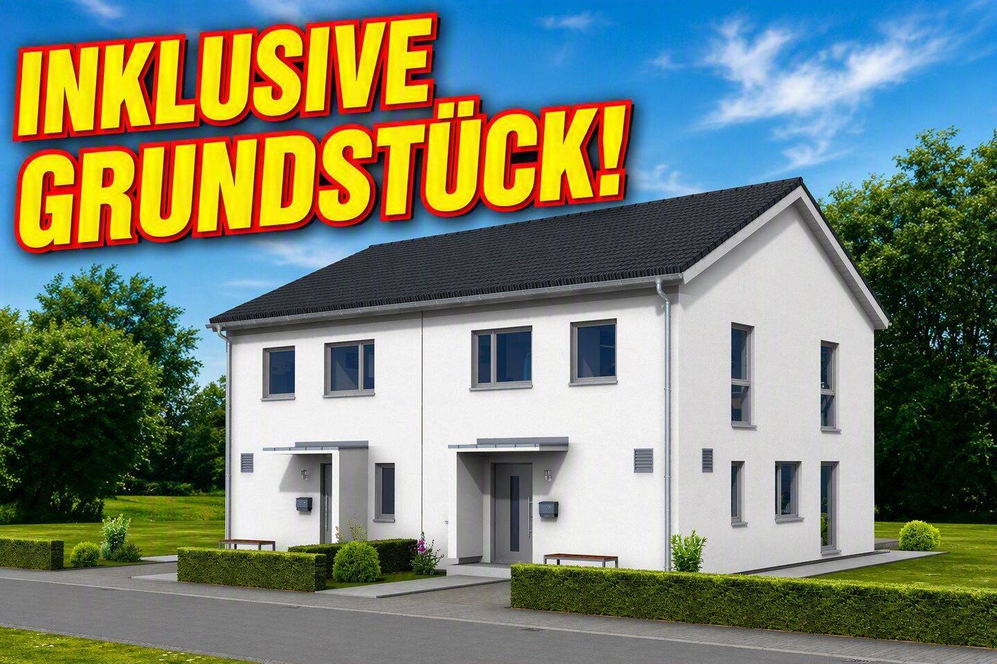 Moderne Doppelhaushälften in attraktiver Lage inkl. Grundstück, 34270 Schauenburg