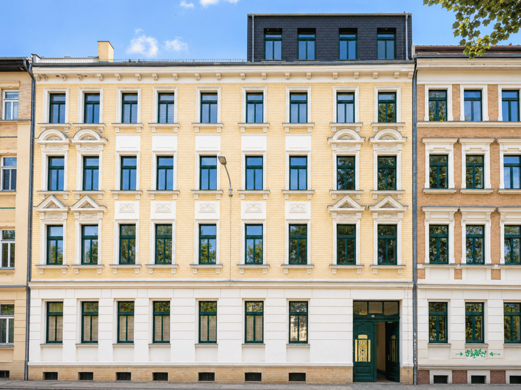 Charmante Gründerzeitwohnung mit Stellplatz und idyllischer Gartenanlage – Wohnen im beliebten Leipzig-Stötteritz, 4299 Leipzig (Probstheida Stötteritz)