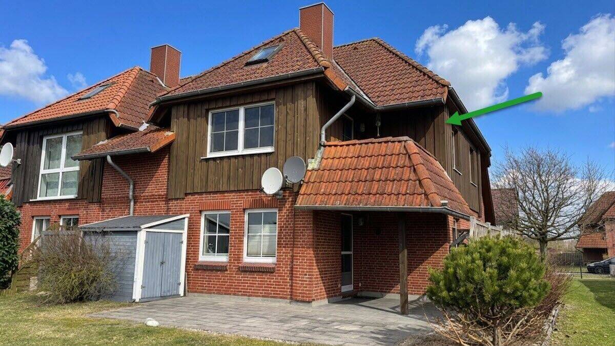 Feriengäste willkommen – stilvolle Maisonette in Feldrandlage mit sonniger Loggia, 23769 Fehmarn