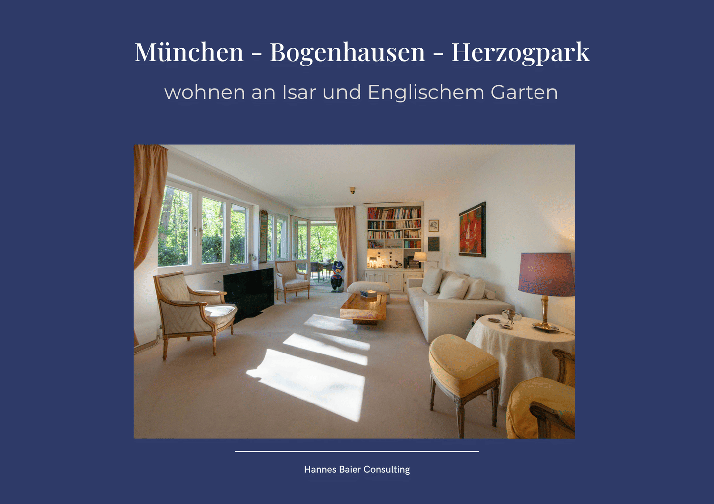 5 Zimmer – Garten- Wohnung Herzogpark München – 81925 München – Bild 1 von 3