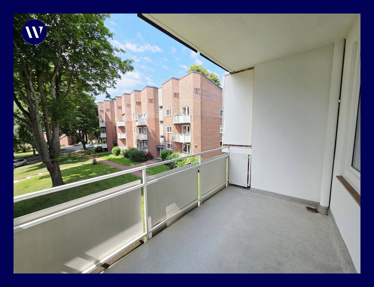 In grüner Lage: Charmante, helle 3-Zimmer-Wohnung + Balkon, Einbauküche, Tageslichtbad mit Wanne, 24159 Kiel (Friedrichsort Holtenau Pries Schilksee Wik)