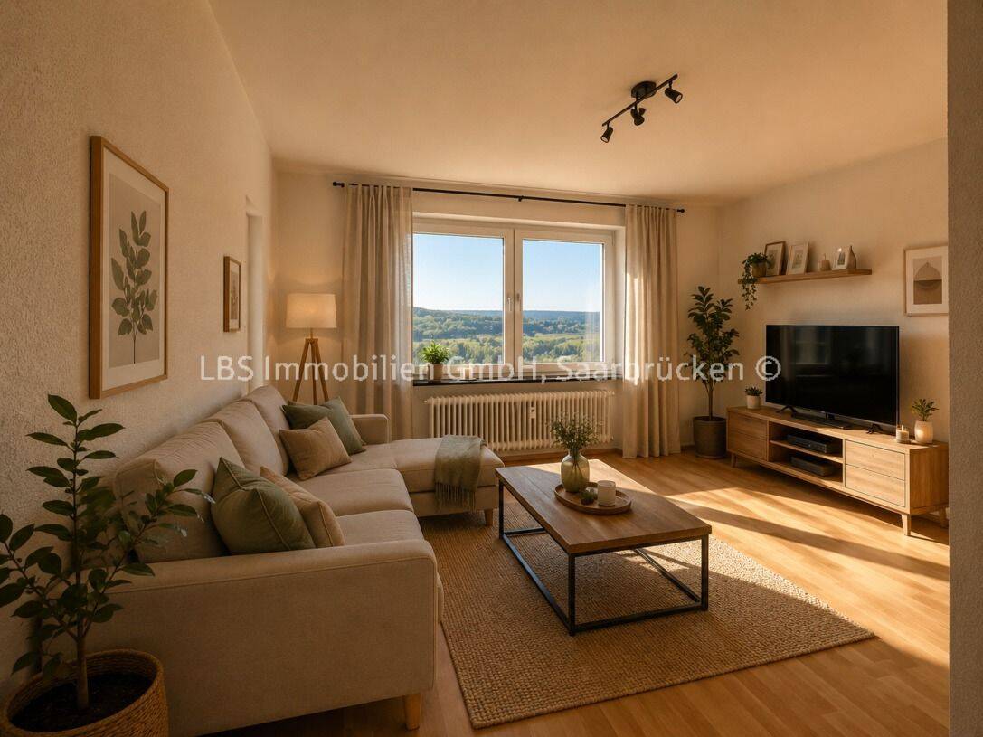 2-Zimmer-Wohnung mit Balkon und Fernblick – solides Investment mit Potenzial, 66280 Sulzbach/Saar