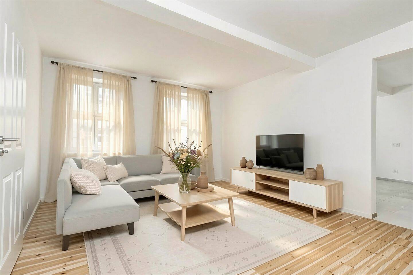 Historic charm meets fully renovated living comfort – 4room apartment with garden in Treuenbrietzen!, 14929 Treuenbrietzen