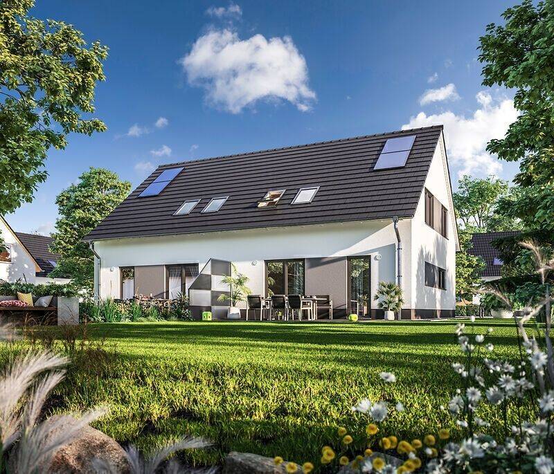 2 Doppelhaushälften, massiv gebaut, Preis inkl. Grundstück, 66507 Reifenberg