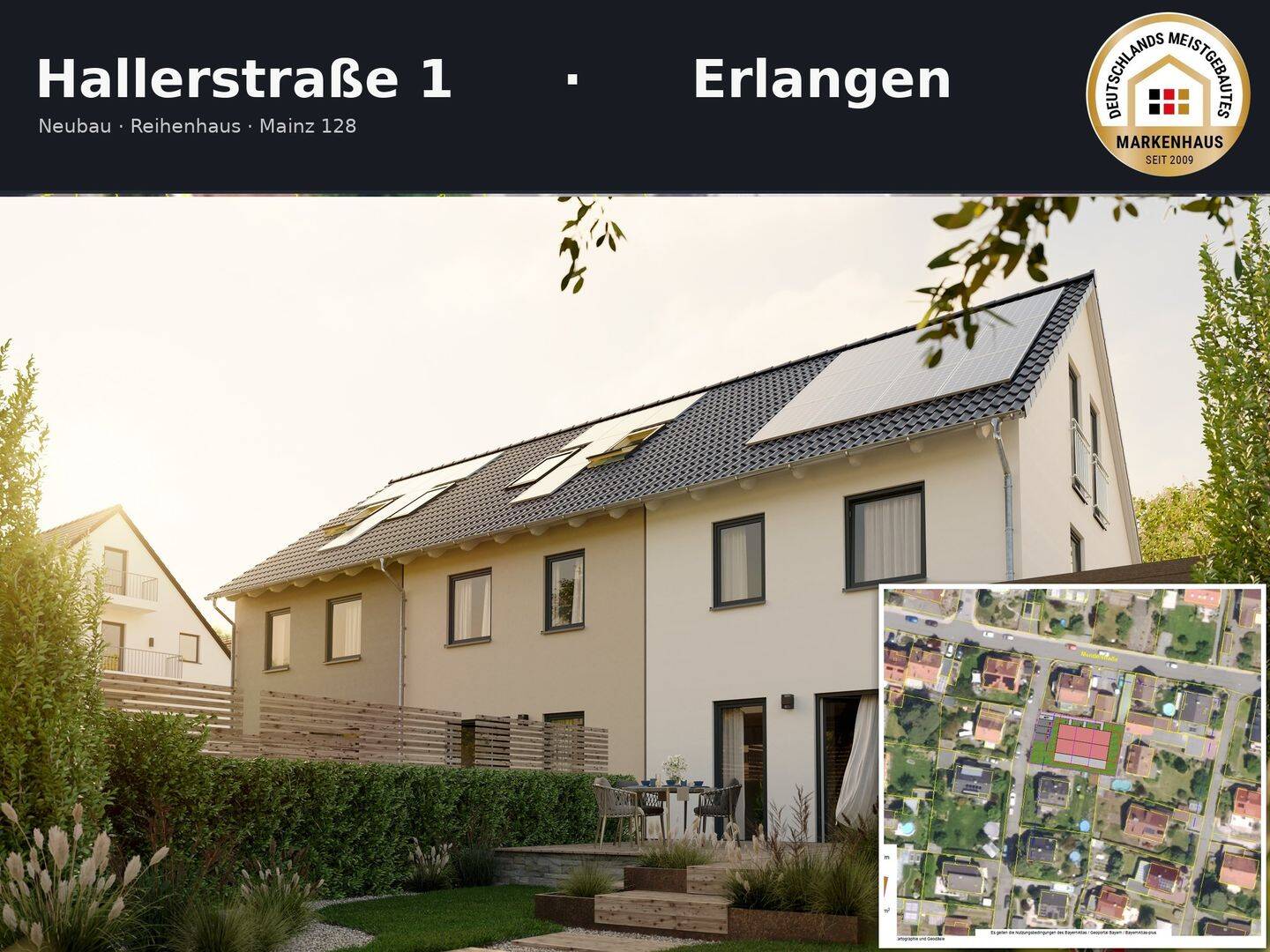 Erlangen: Neubau REH | Komplettpreis inkl. Grundstück & Baunebenkosten, 91058 Erlangen (Bruck Eltersdorf Erlangen-Süd Sebaldussiedlung Tennenlohe)