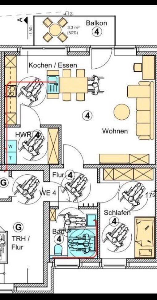 Neubau Wohnung/ Wohnung/ schöne helle Obergeschoss Wohnung/ EH 40, 46354 Südlohn