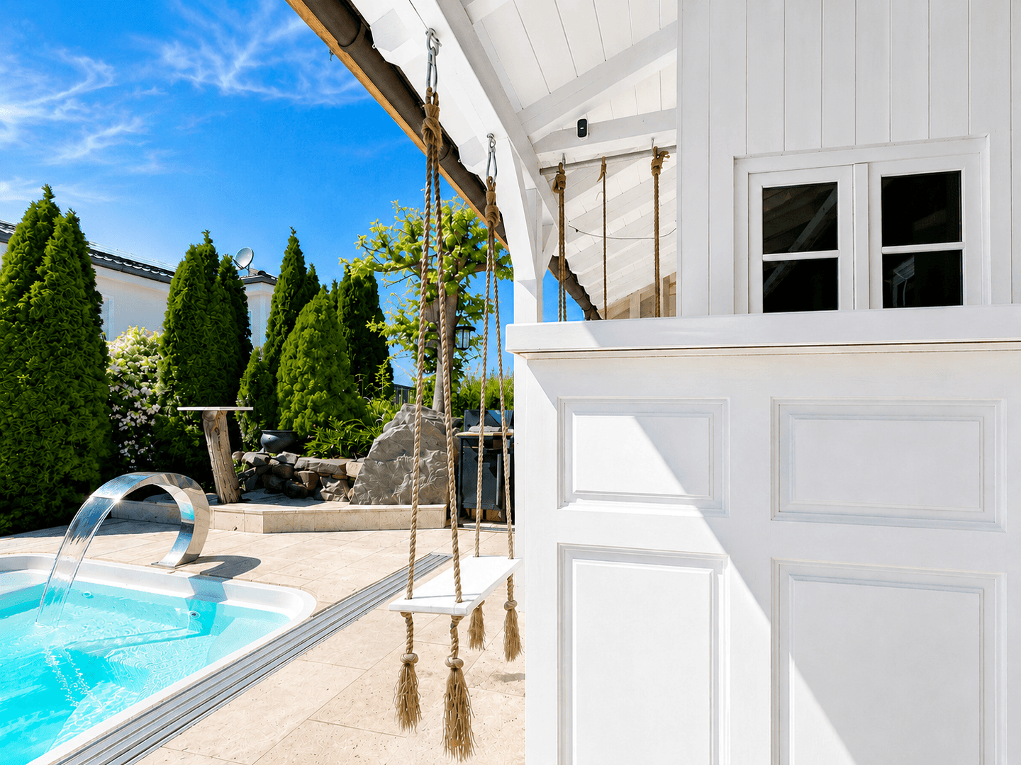 Alltag und Sommer am Pool und ganz viel Platz für die ganze Familie, 94113 Tiefenbach