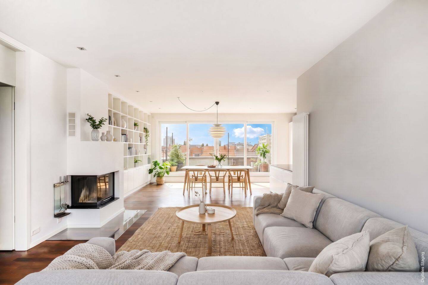 Wohnen über den Dächern: Penthouse-Charme mit Kaminfeuer, zwei Terrassen & Fernsehturmblick, 10115 Berlin (Mitte Wedding)