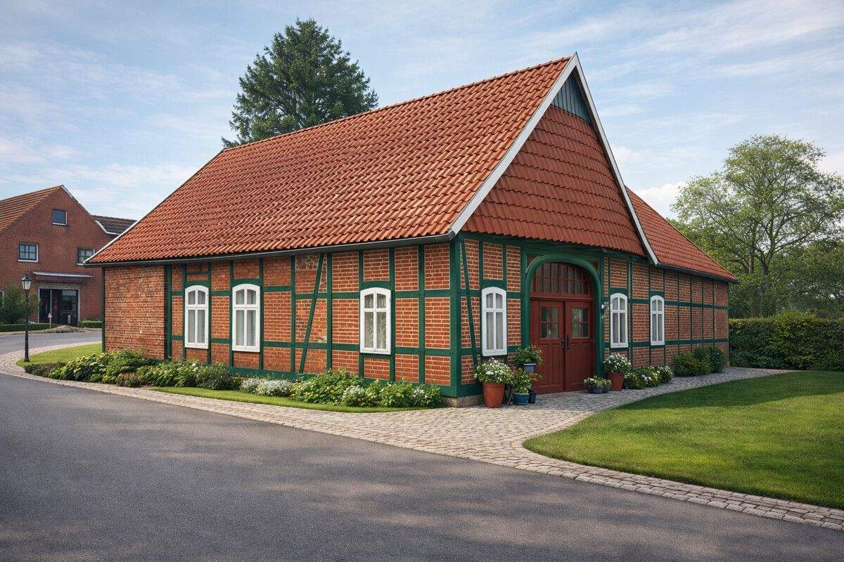 Fachwerkhaus mit Lagerhalle – Raum für Wohnen, Handwerk & individuelle Konzepte, 32469 Petershagen