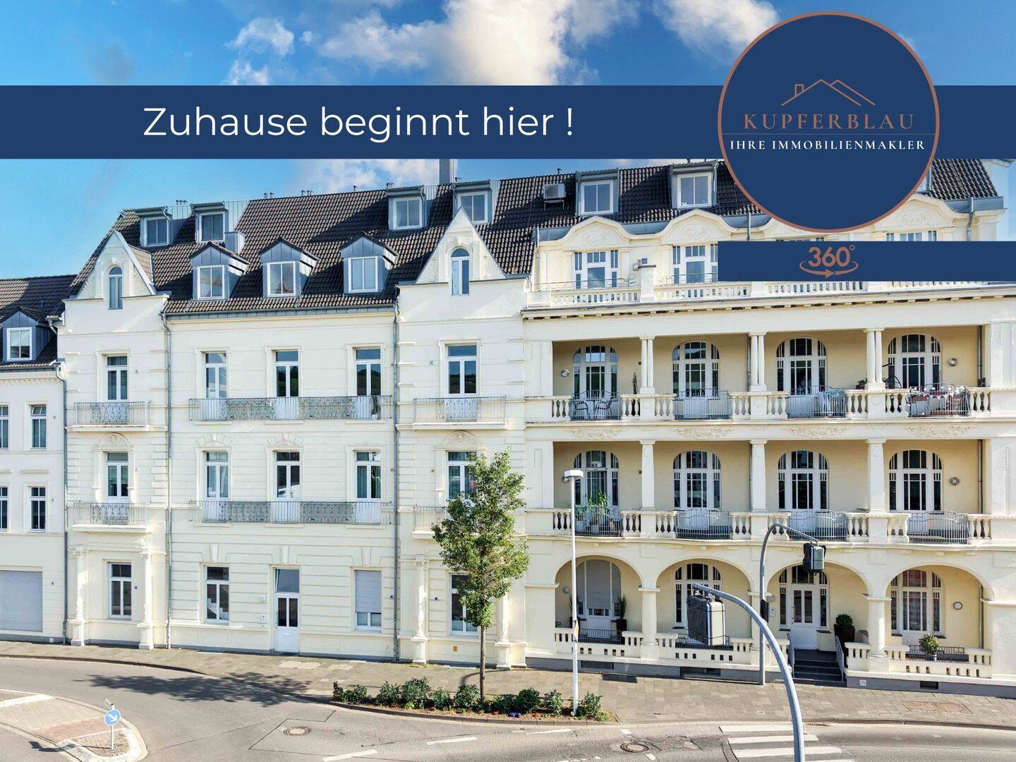 stilvolle 3 Zimmer-Stadtwohnung mit 3 Balkonen & 2 Stellplätzen in Bad Neuenahr-Ahrweiler, 53474 Bad Neuenahr-Ahrweiler