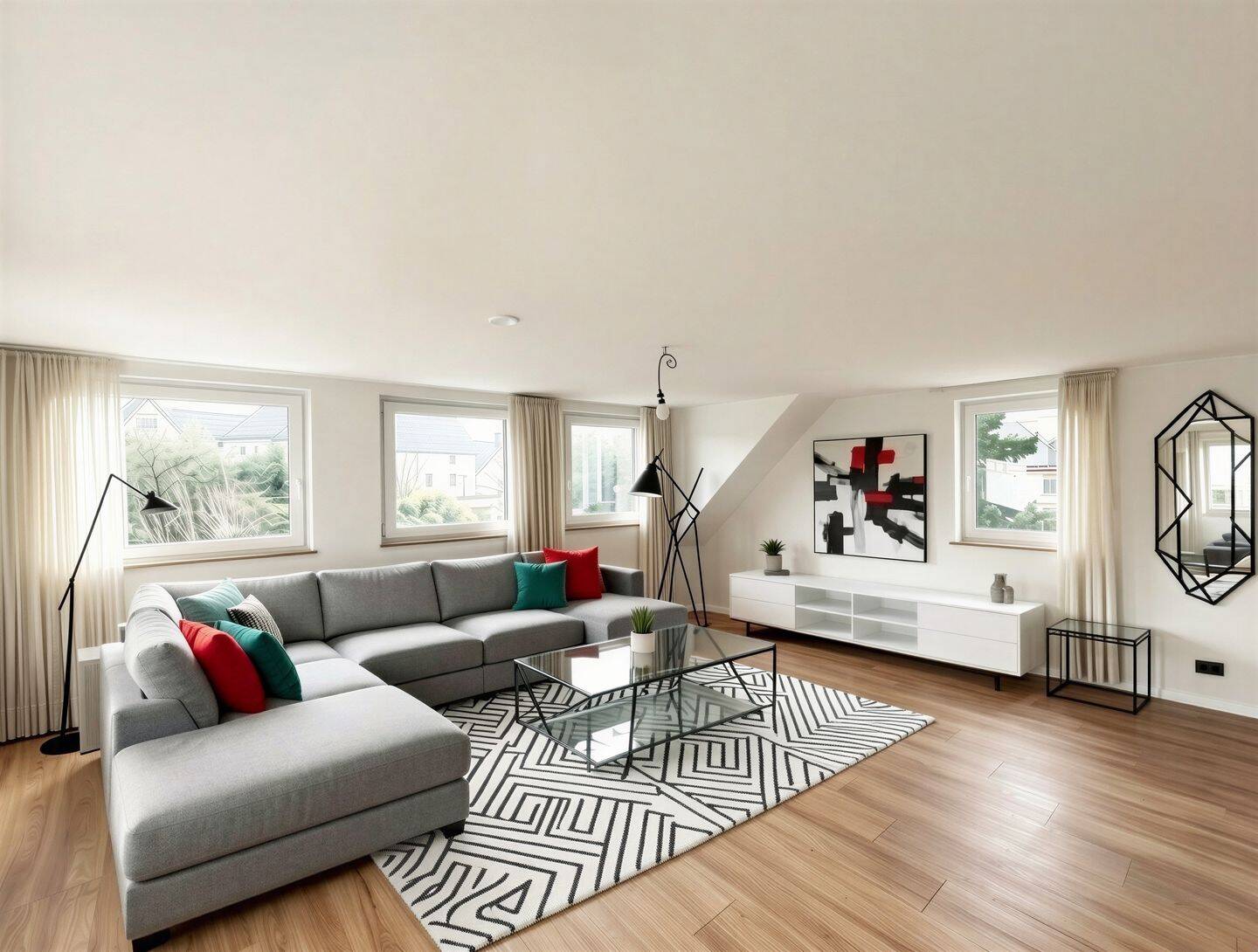 Wohnqualität zum Wohlfühlen – modernisierte Dachgeschosswohnung mit Gartennutzung, 45239 Essen (Bredeney Fischlaken Heidhausen Schuir Werden)