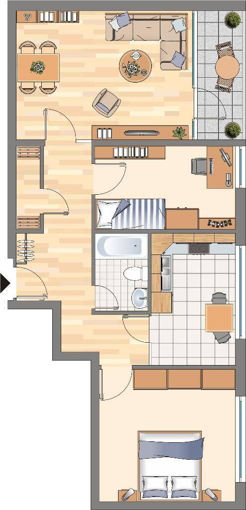 Einzug ab 15.09.2026! 3-Zimmer-Wohnung in Dortmund Hörde (WBS für 75m² erforderlich!), 44263 Dortmund (Hörde Mitte Schüren)