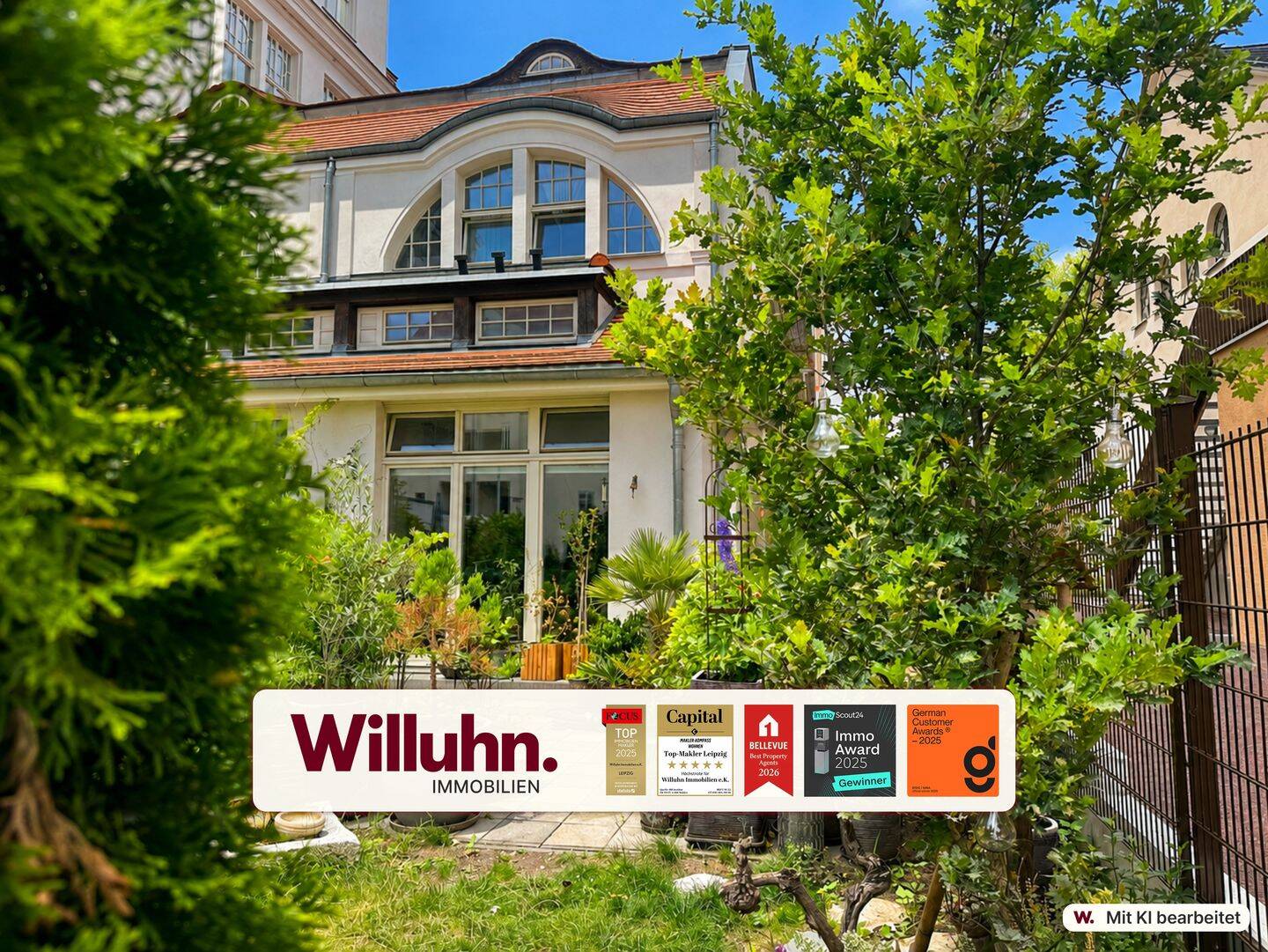 LOFT | Eigener Garten | 2012 saniert | Außenstellplatz | EBK | Fußbodenheizung | Kellerabteil inkl., 4157 Leipzig (Gohlis-Mitte Gohlis-Nord Möckern)