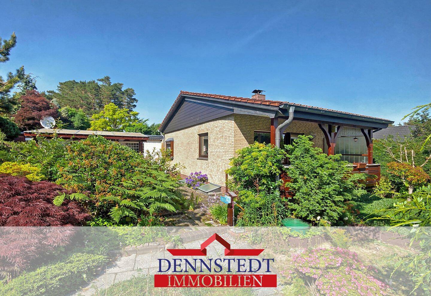 Grünes Wohnglück in Zernien – Bungalow mit Terrasse, Keller und Garage, 29499 Zernien