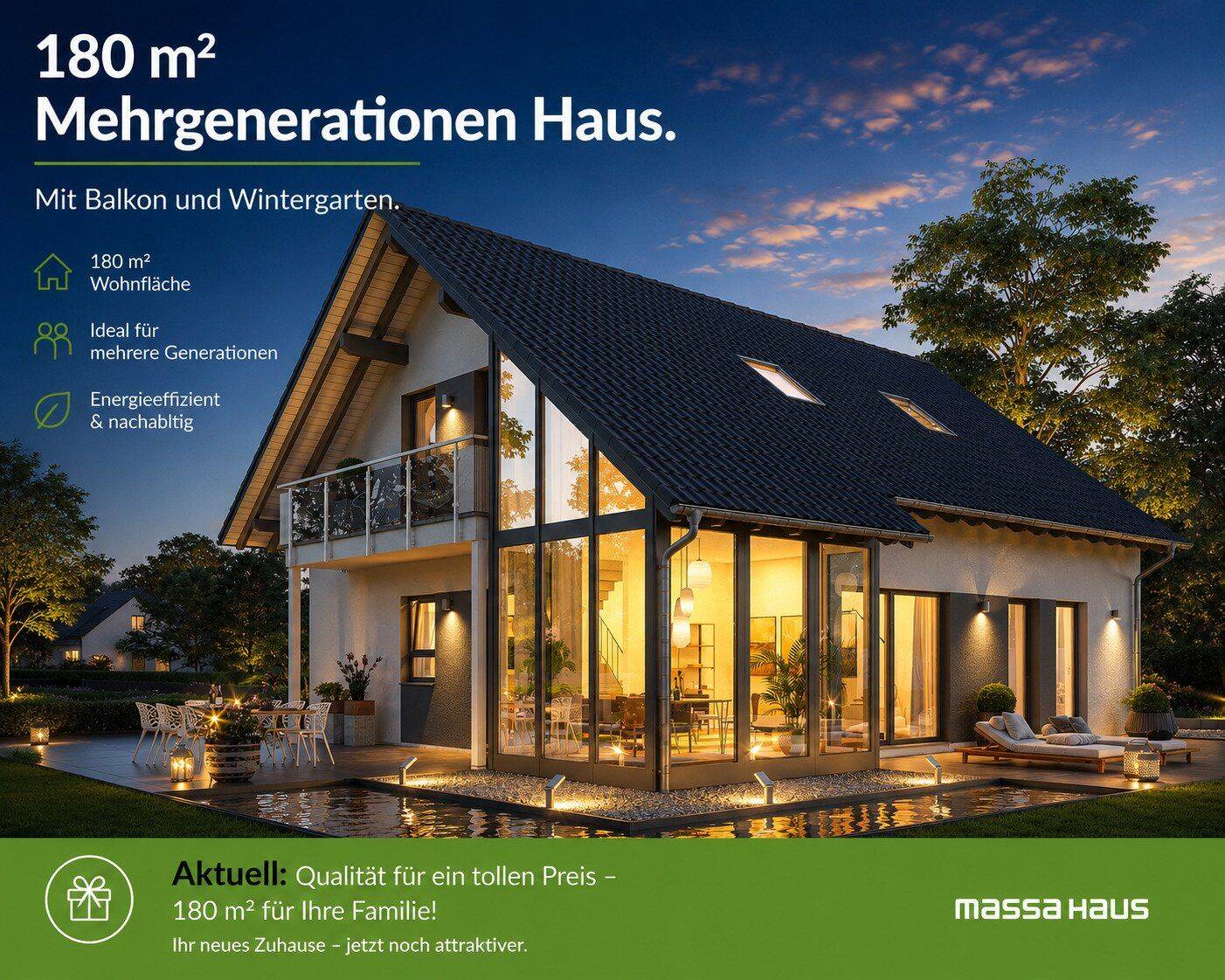Mehrgenerationenhaus – inkl. Balkon und Wintergarten, 72534 Hayingen
