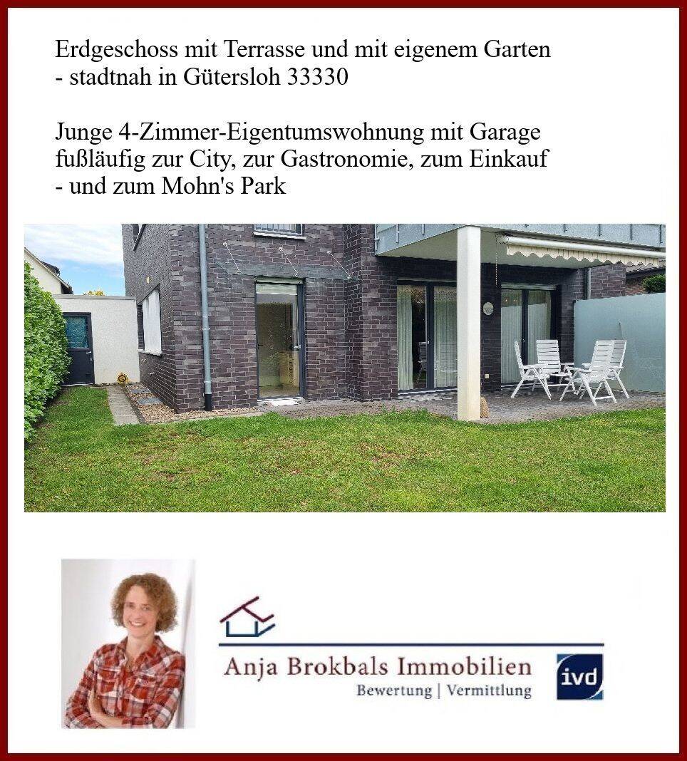 EG mit Garten und Garage__fußläufig zum Park und zum Einkauf_provisionsfrei für Käufer in 33330 Gütersloh, 33330 Gütersloh