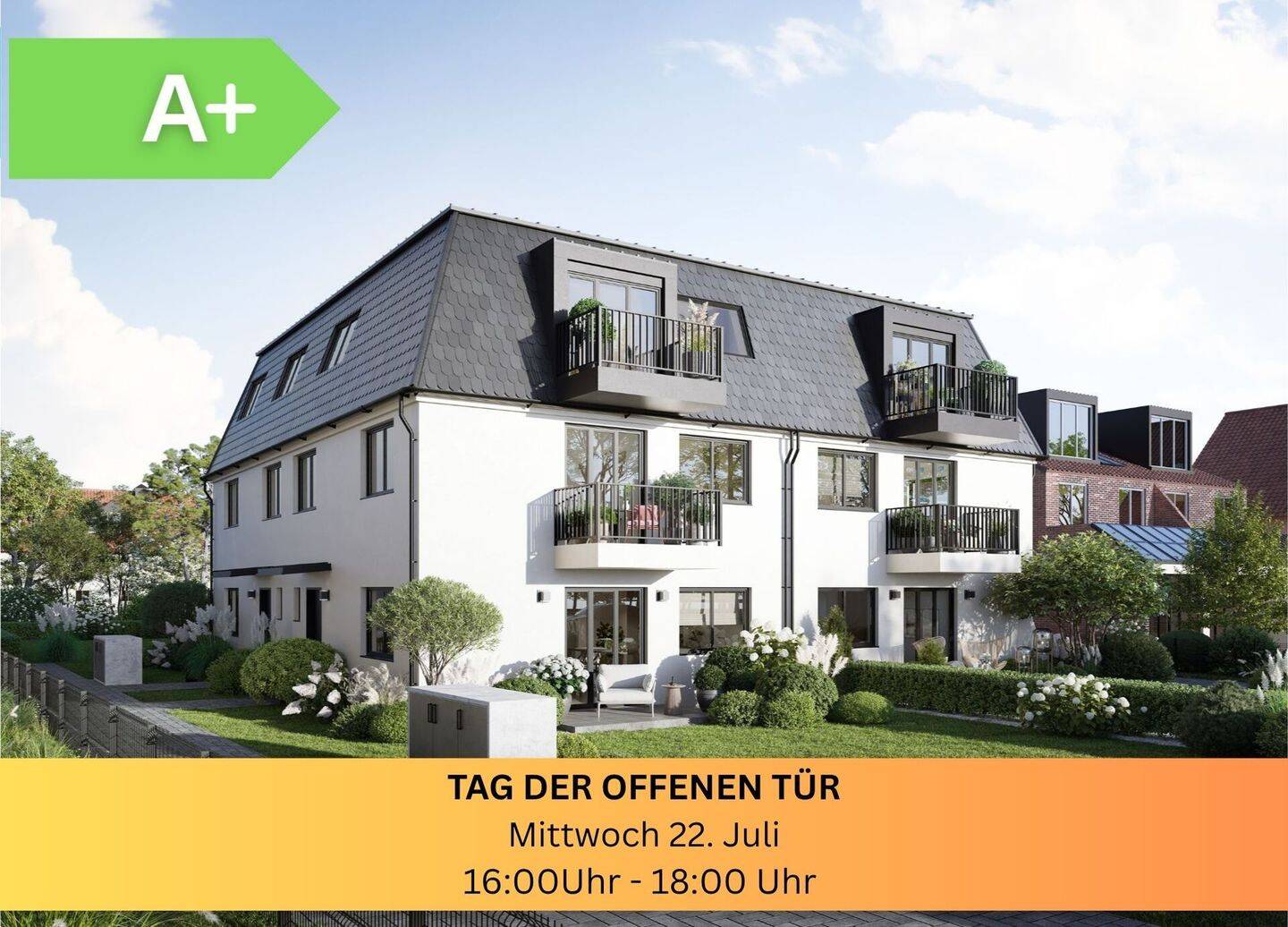 Tag der Offenen Tür: Wir beantworten all Ihre Fragen zum Neubau am Mittwoch den 22. Juli um 16-18Uhr, 80997 München (Allach-Untermenzing Moosach Pasing-Obermenzing)
