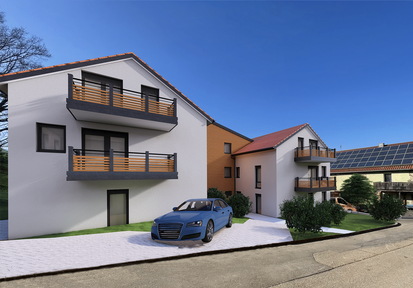 Modern wohnen ab dem ersten Tag – Provisionsfreie 3-Zi.-Neubau mit Balkon in 91781 Oberhochstatt, 91781 Weißenburg i. Bay.