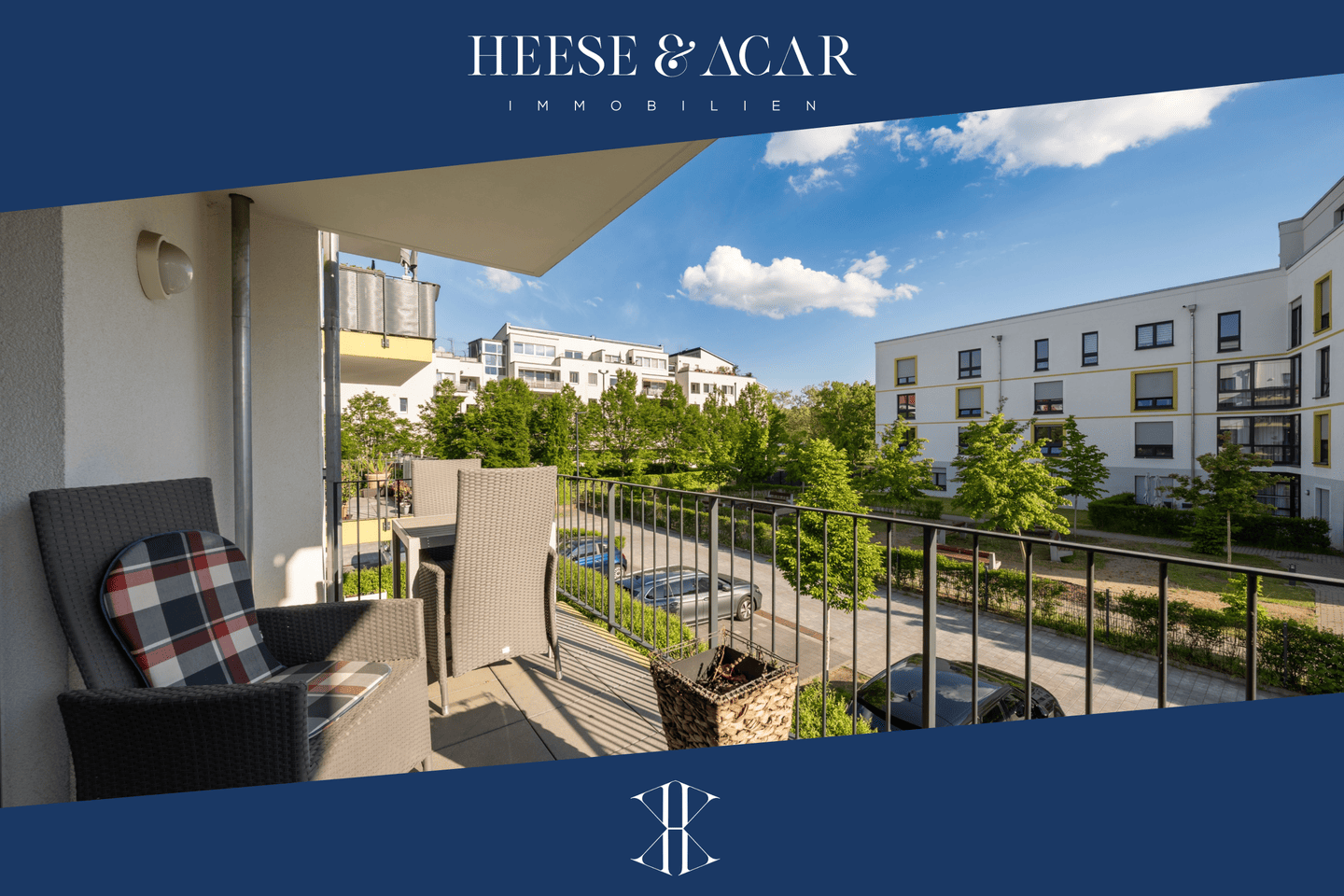 Barrierefreie Neubau-Wohnung mit Sonnenbalkon in gepflegtem Ensemble – 13591 Berlin – Bild 1 von 1