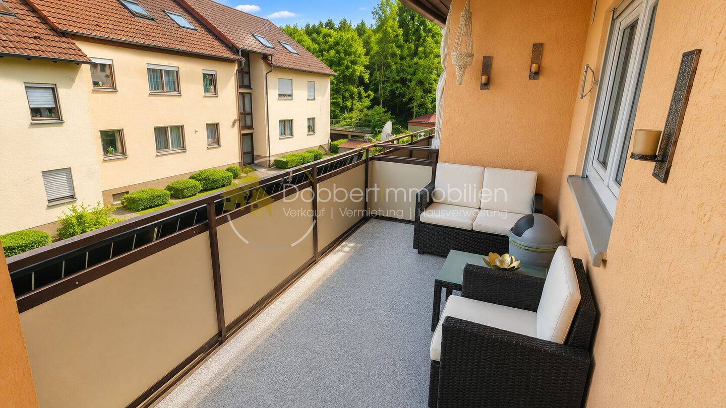 Helle 3-Zimmer-Wohnung mit Balkon in gepflegter Wohnlage, 74405 Gaildorf
