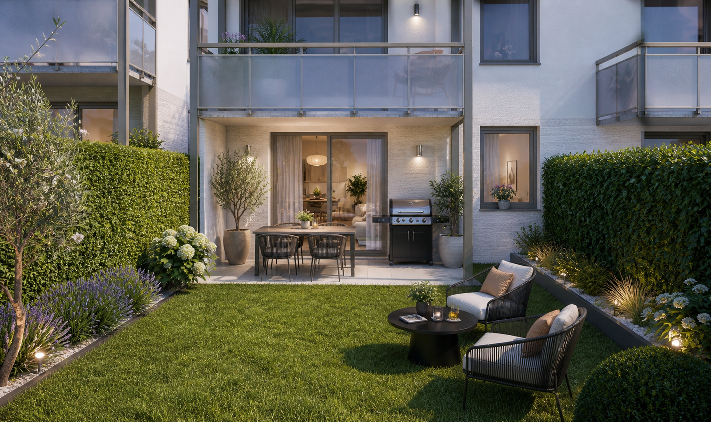 Gartenwohnung: Das Marius Quartier – Ein neuer Mittelpunkt im Herzen Ansbachs / Wohnung Nr. 4, 91522 Ansbach