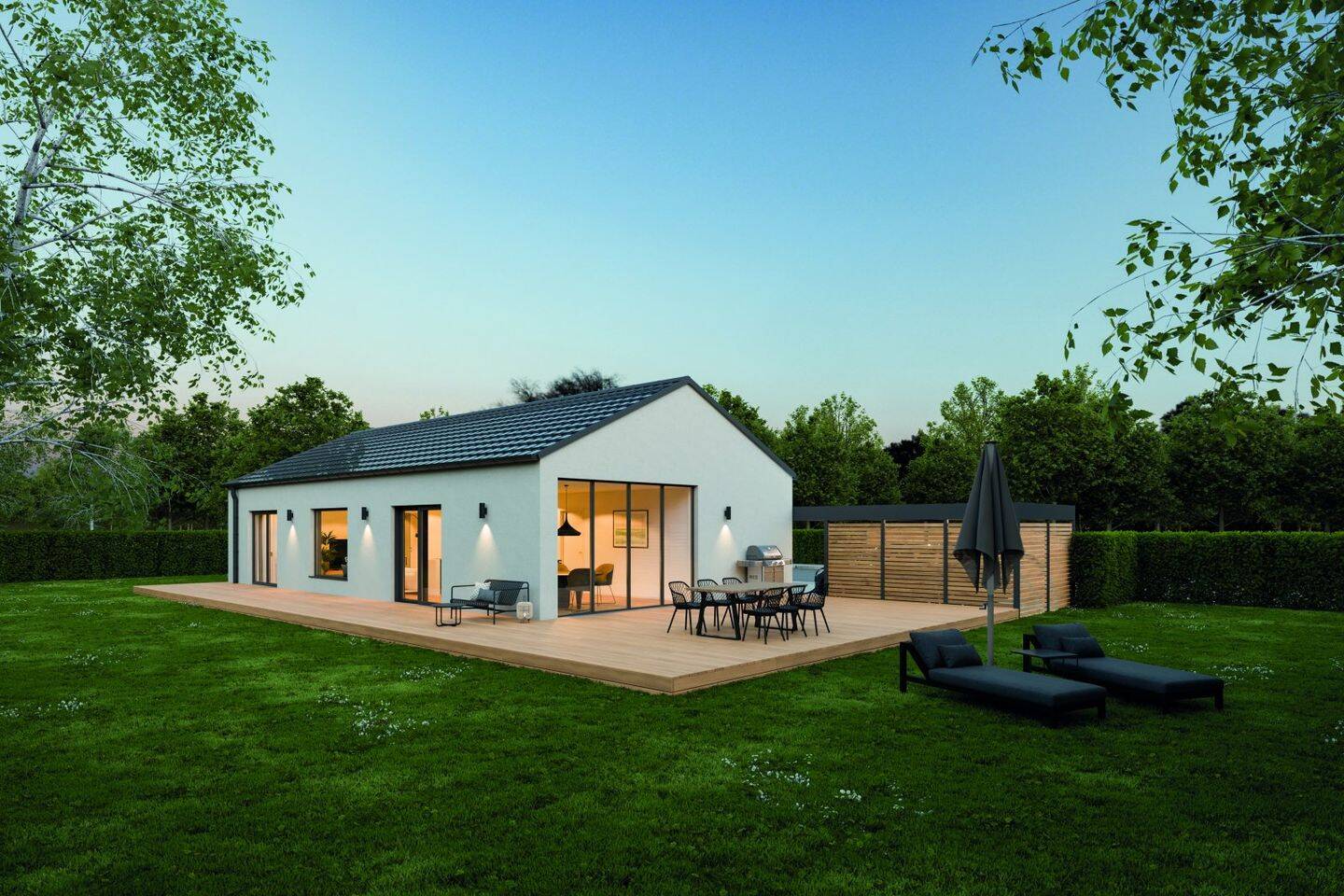 Bungalowträume, individuell geplant und perfekt umgesetzt mit STREIF, 88457 Kirchdorf an der Iller