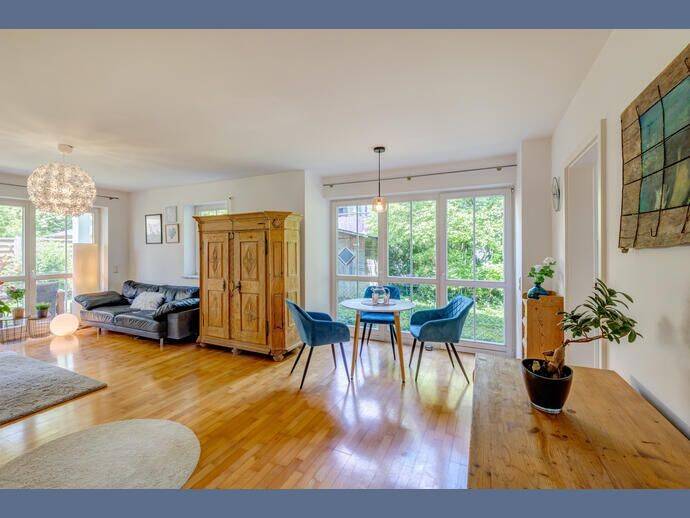 Möbliert: 2-Zimmer Gartenwohnung am Pasinger Stadtpark, 81243 München (Aubing-Lochhausen-Langwied Pasing-Obermenzing)
