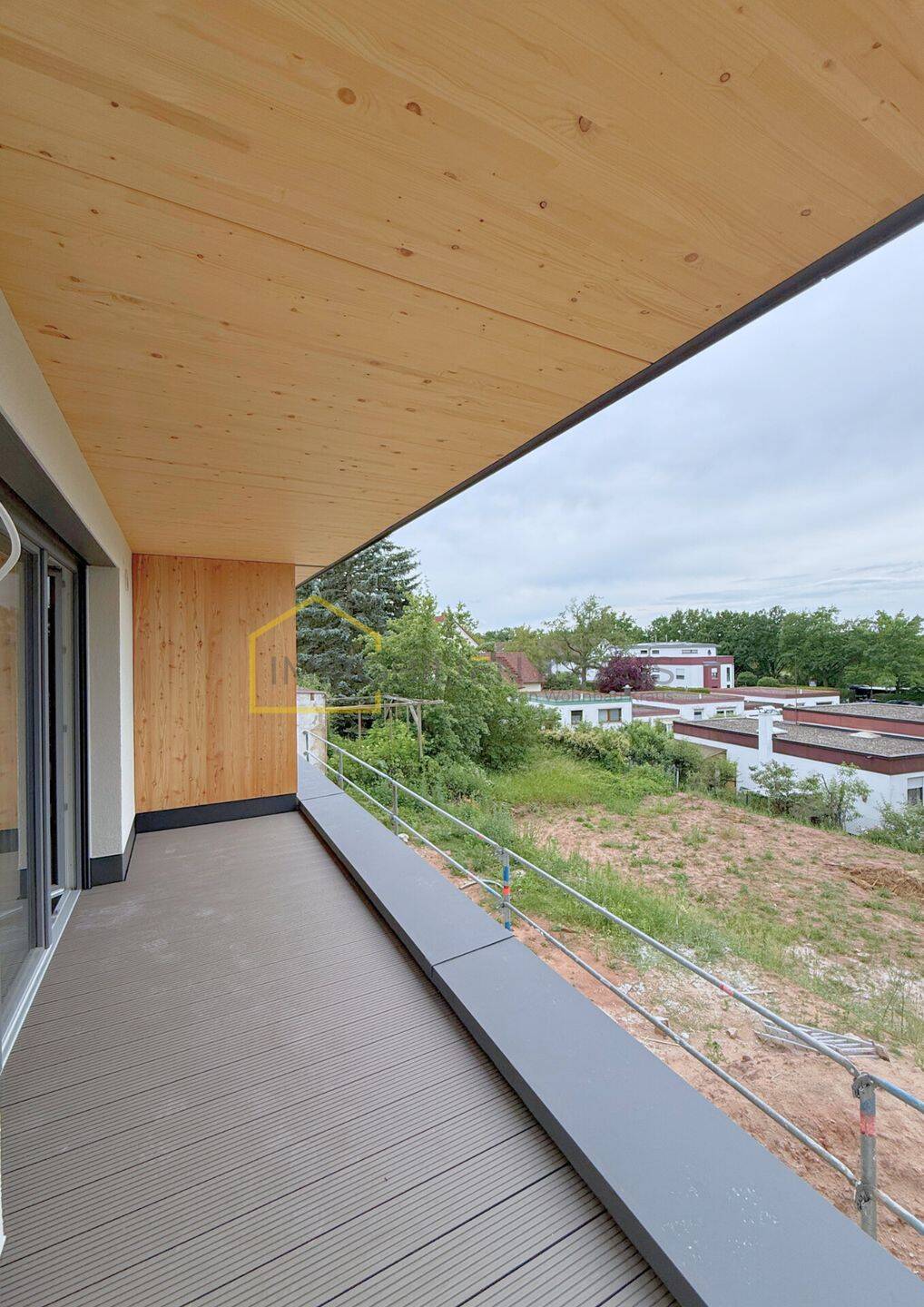 Massivholz-Neubau: 2 Zimmer mit Balkon, KfW40, gesundes Wohnklima, Weitblick, 91058 Erlangen (Bruck Eltersdorf Erlangen-Süd Sebaldussiedlung Tennenlohe)