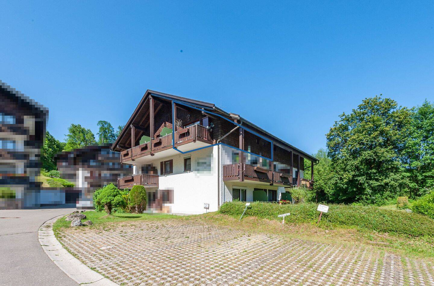 Wohnen, wo andere Urlaub machen: 2,5-Zimmer-Maisonette mit traumhaftem Bergblick, 87534 Oberstaufen