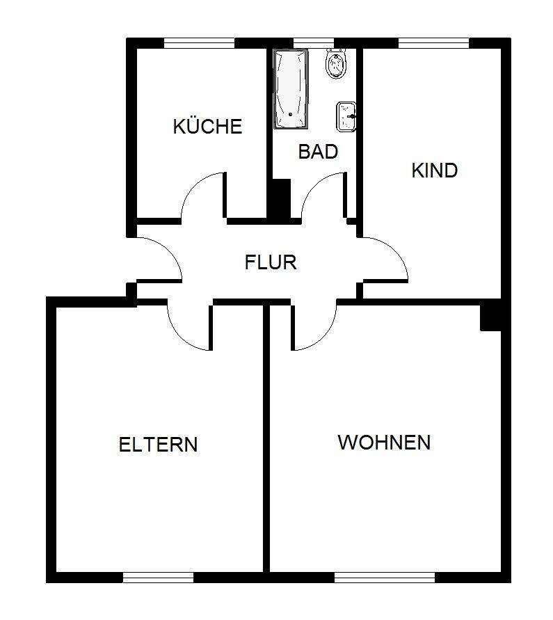 Demnächst frei! 3-Zimmer-Wohnung in Gelsenkirchen Scholven, 45896 Gelsenkirchen (Hassel Scholven)