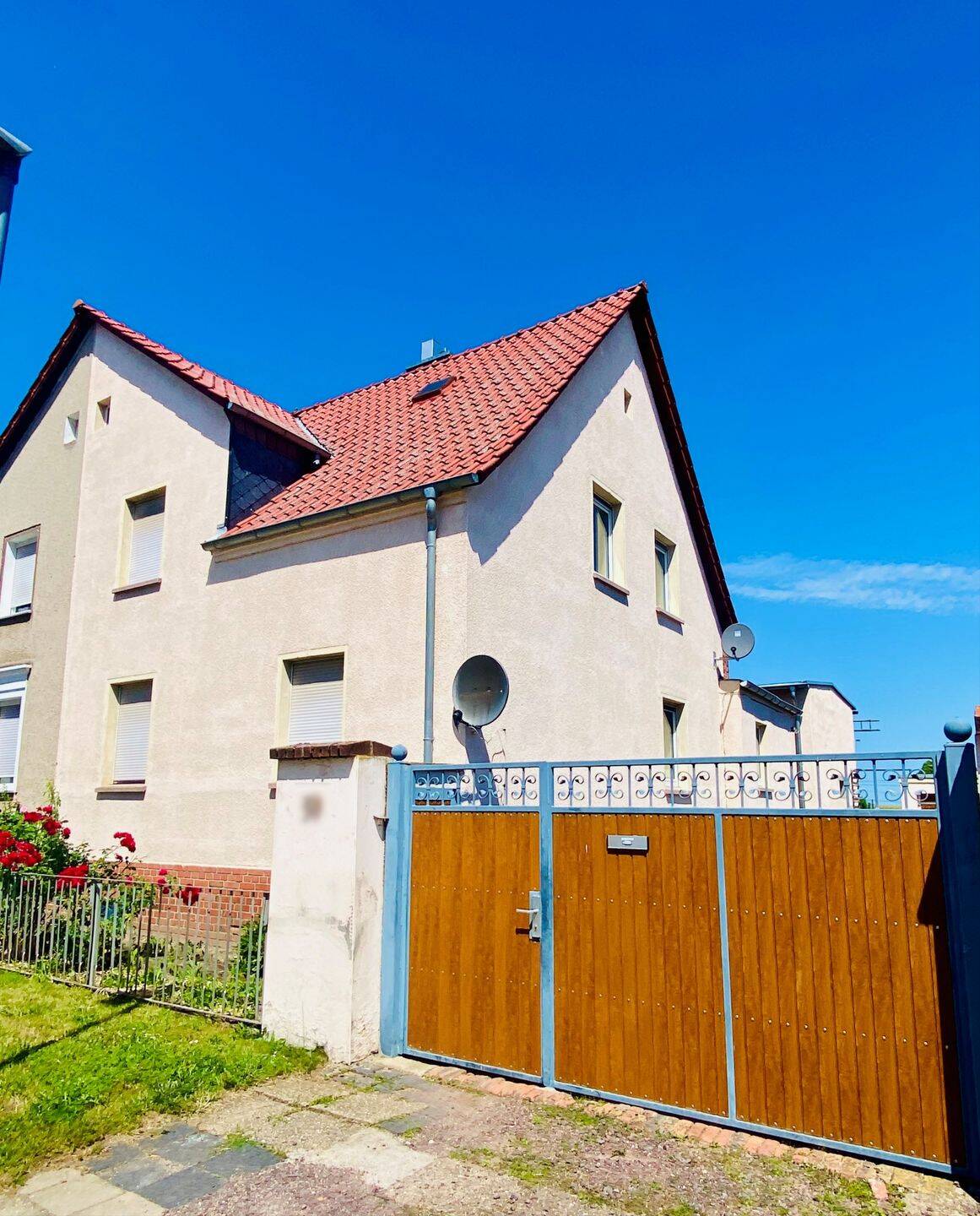 Charmante Doppelhaushälfte mit großem Garten & freiem Blick ins Grüne in Kleinmühlingen, 39221 Bördeland