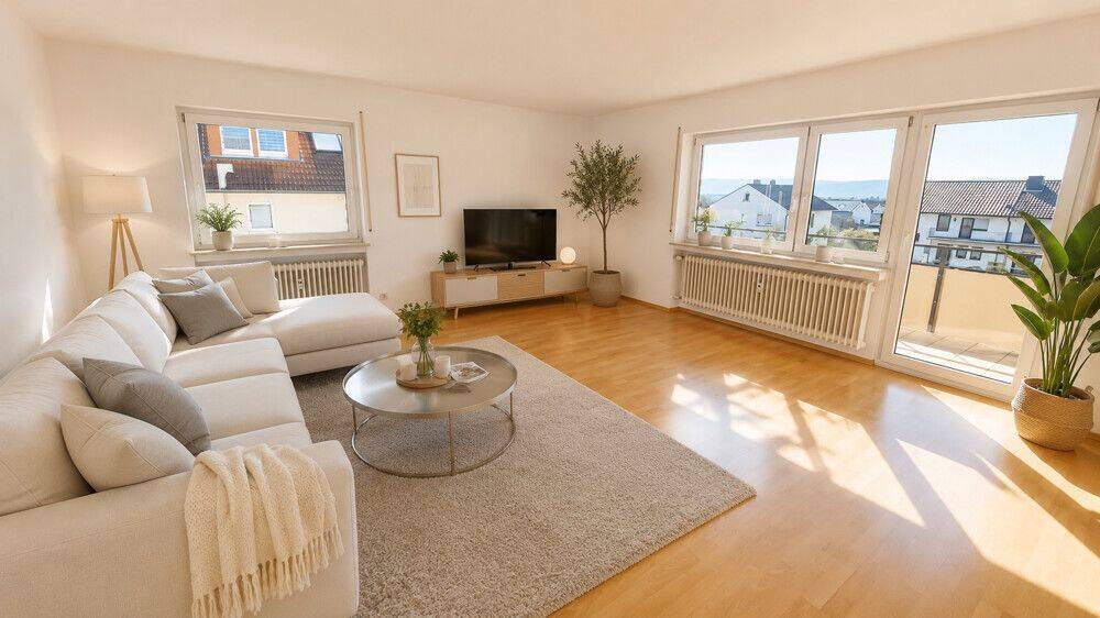 Geräumige Wohnung mit tollem Ausblick, 63834 Sulzbach a. Main