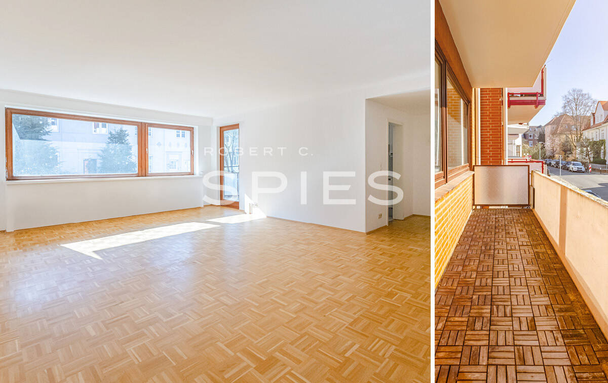 Wachmannstraßen-Quartier: Großzügige 4-Zimmer-Wohnung mit zwei Balkonen, 28209 Bremen (Barkhof Bürgerpark Bürgerweide/Barkhof Schwachhausen)