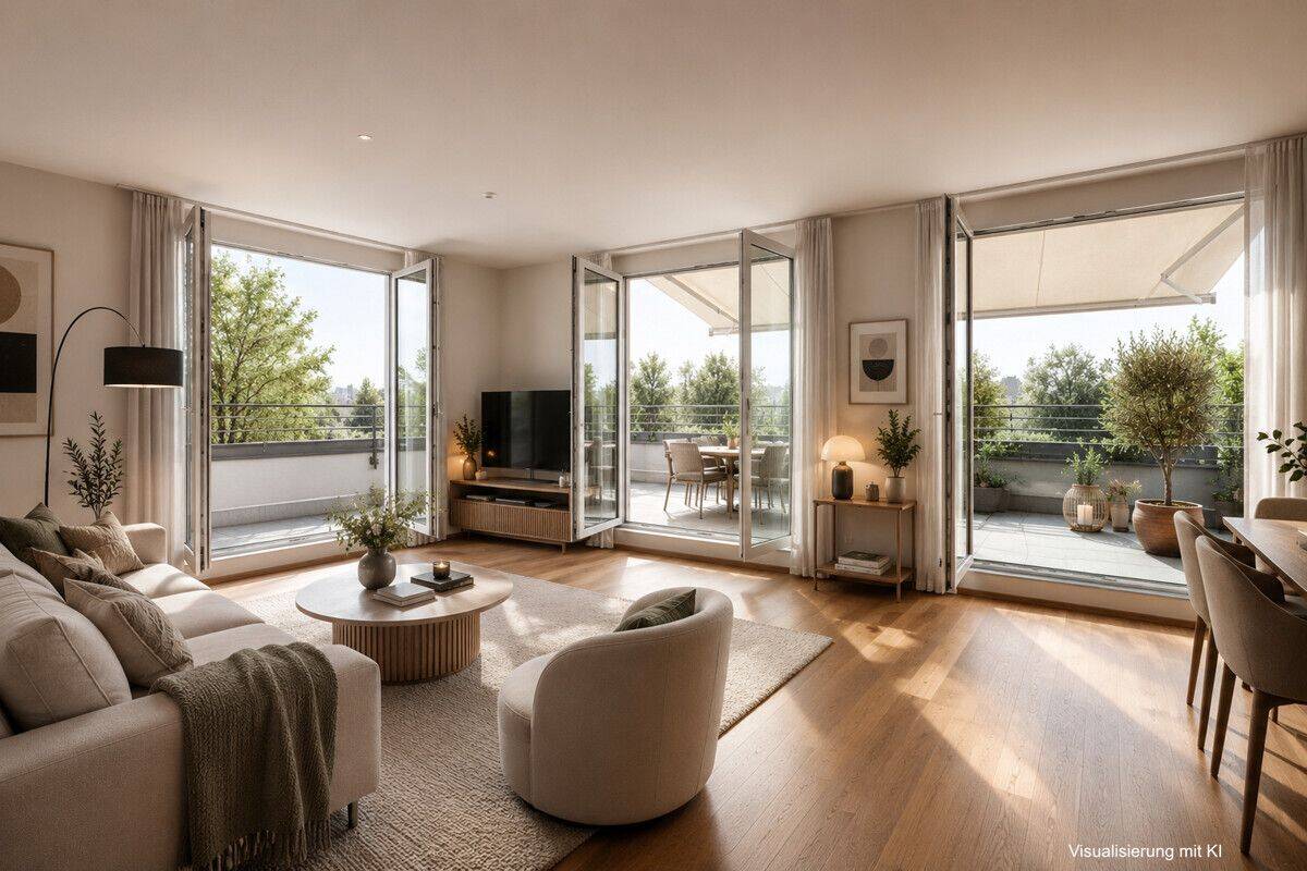 Licht. Luft. Luxus. Penthouse mit traumhafter Dachterrasse, 81671 München (Au-Haidhausen Berg am Laim Ramersdorf-Perlach)