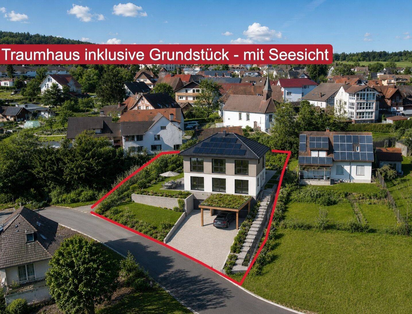 Exklusives Traumhaus mit Seesicht in Gaienhofen- Bauplanung auf 801 m² Grundstück, 78343 Gaienhofen