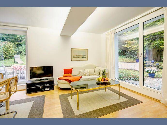 Möbliert: 2-Zimmer Gartenwohnung, südwestlich von München, 82131 Gauting