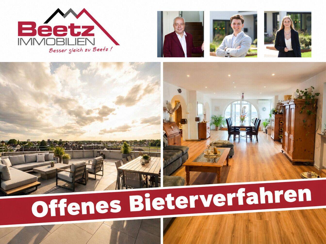 Traumhafte Penthouse-Wohnung mit Mega-Terrasse über den Dächern von Neuhofen-Offenes Bieterverfahren, 67141 Neuhofen
