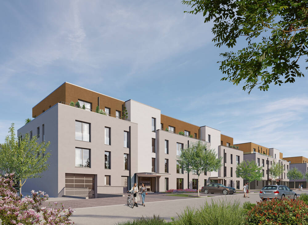 CARRÉ AM MARKT in Linkenheim-Hoch.: Attraktive 4-Zimmerwohnung mit moderner Ausstattung!, 76351 Linkenheim-Hochstetten
