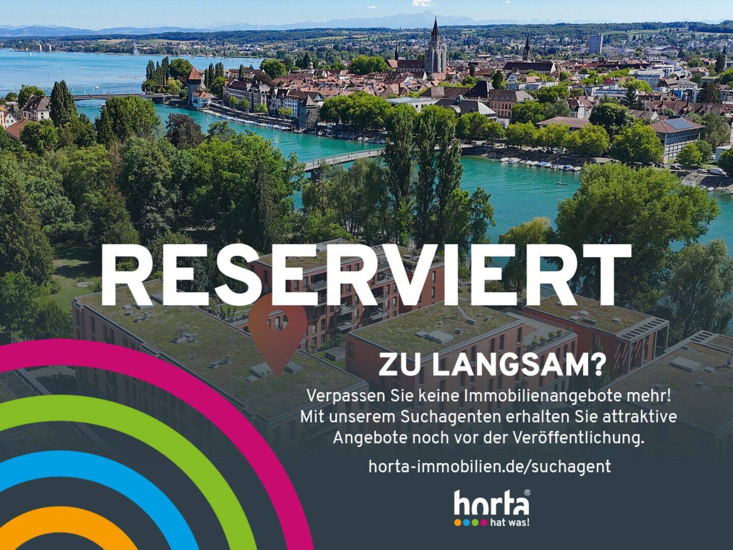 RESERVIERT: bezugsfreie 2-Zimmer-Wohnung in  Rheinnähe in Konstanz-Peterhausen (West), 78467 Konstanz